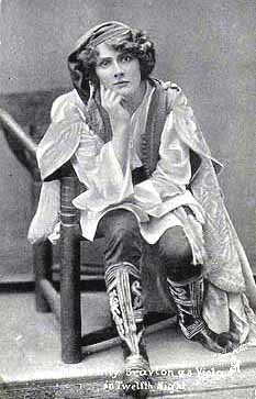 Lily Brayton as Viola
in Twelfth Night